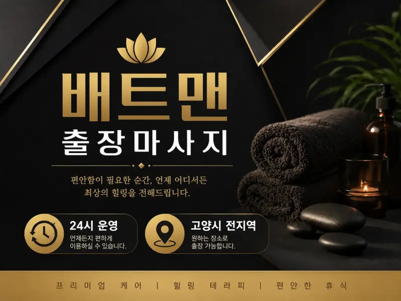 고양시 출장마사지 배트맨 일산 화정 덕양구 라페스타 장항동 화정동 전문 케어