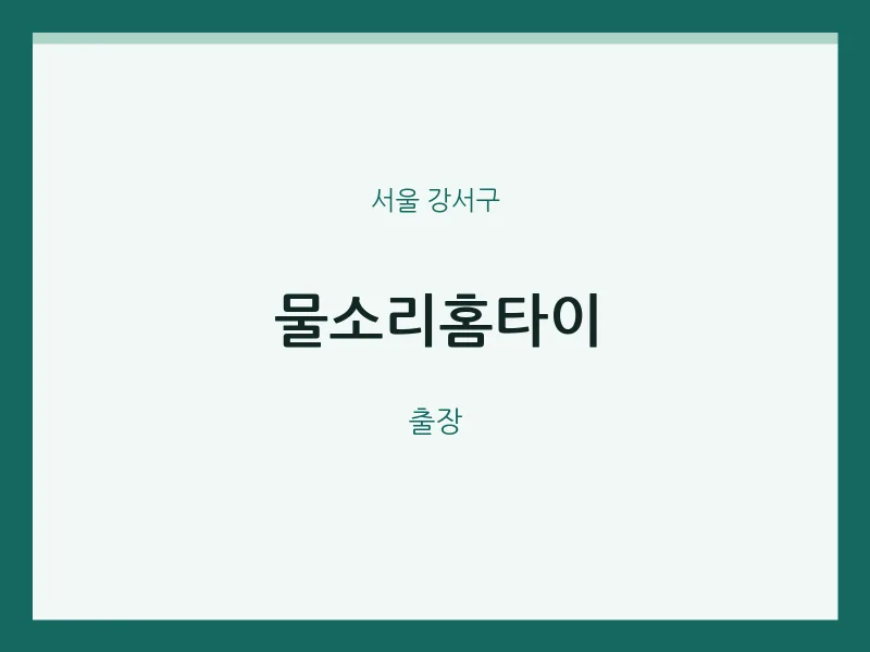 강서구 출장마사지 물소리홈타이 | 마픽
