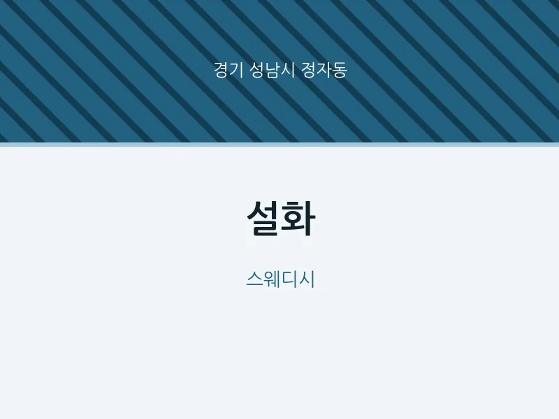 정자동 출장마사지 홈타이 설화 | 마픽