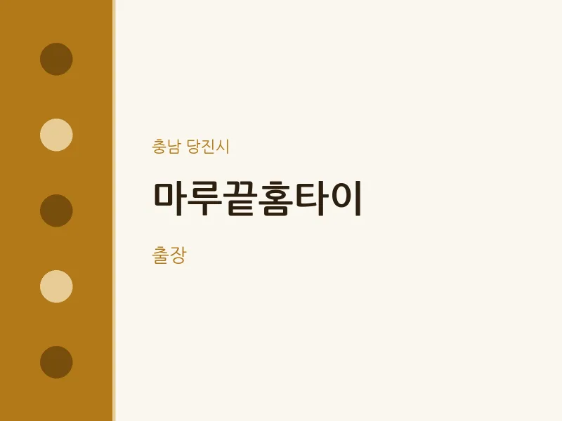 당진시 출장마사지 마루끝홈타이 | 마픽