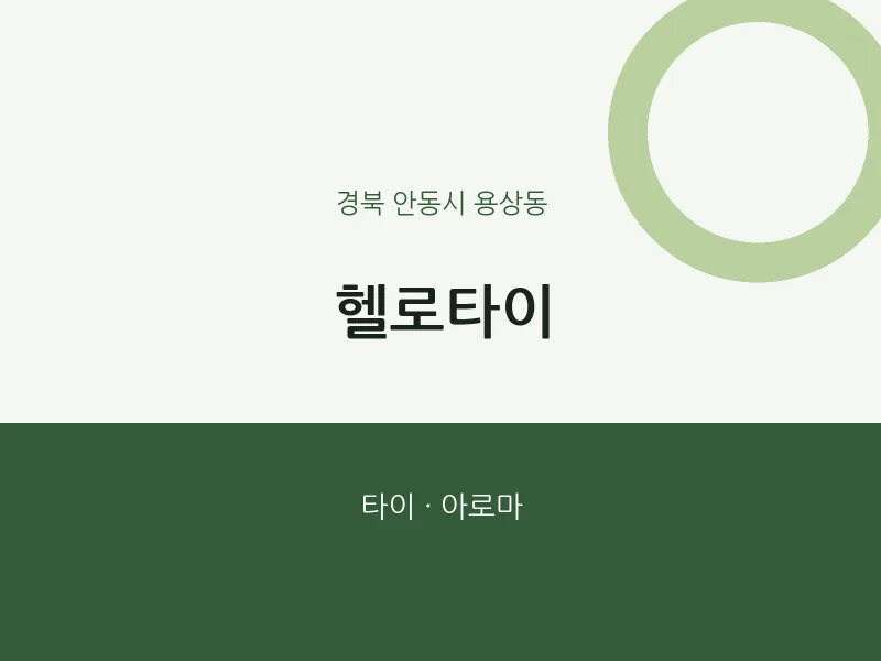 용상동 출장마사지 홈타이 헬로타이 | 마픽