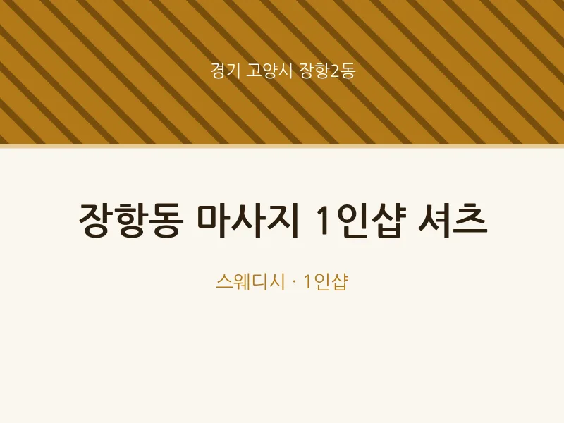장항2동 출장마사지 홈타이 1인샵 셔츠 | 마픽