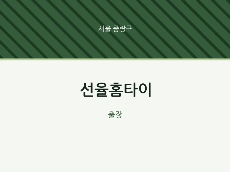 중랑구 출장마사지 선율홈타이 | 마픽