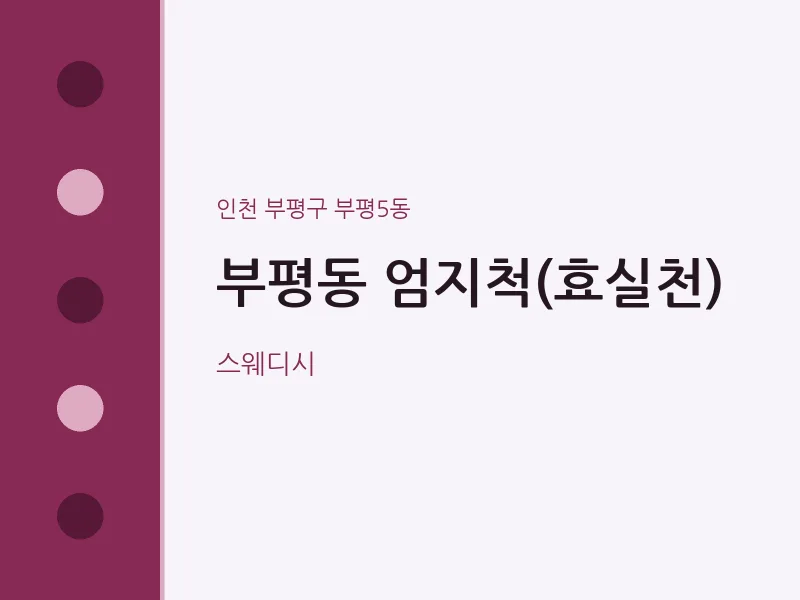 부평5동 출장마사지 홈타이 엄지척(효실천) | 마픽