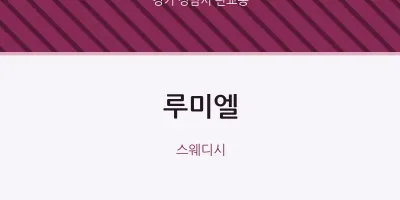 판교동 출장마사지 홈타이 루미엘 | 마픽