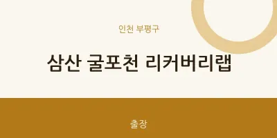 부평구 출장마사지 홈타이 삼산 굴포천 리커버리랩 | 마픽
