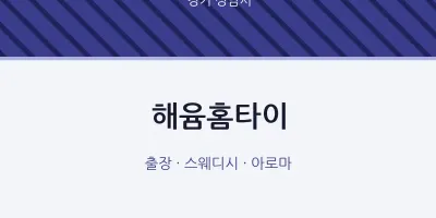 성남시 출장마사지 해윰홈타이 | 마픽