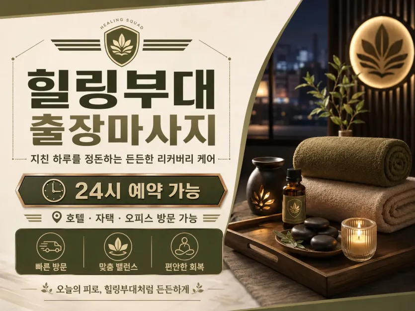 의정부 출장마사지 힐링부대 의정부동 호원동 신곡동 언제나 편안한 방문 케어