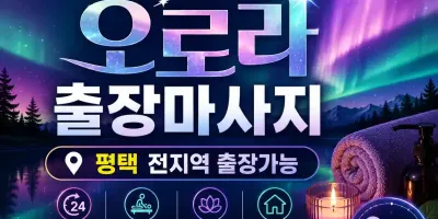 평택 출장마사지 오로라 | 평택역·고덕·송탄·비전동 24시 방문 힐링 케어