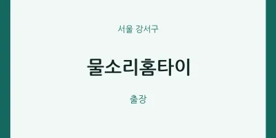 강서구 출장마사지 물소리홈타이 | 마픽