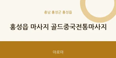 홍성읍 출장마사지 홈타이 골드중국전통마사지 | 마픽
