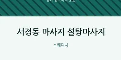 서정동 출장마사지 홈타이 설탕마사지 | 마픽