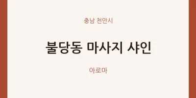 천안시 출장마사지 홈타이 샤인 | 마픽