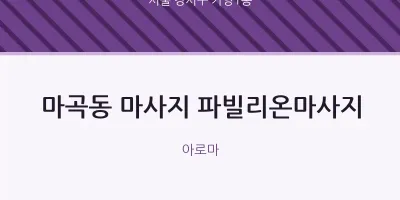 가양1동 출장마사지 홈타이 파빌리온마사지 | 마픽