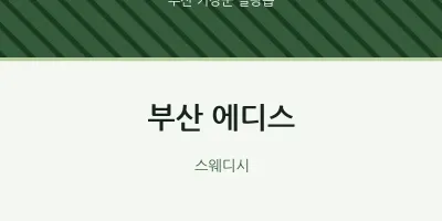 일광읍 출장마사지 홈타이 부산 에디스 | 마픽