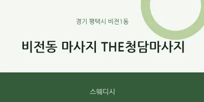 비전1동 출장마사지 홈타이 THE청담마사지 | 마픽