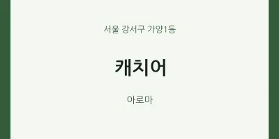 가양1동 출장마사지 홈타이 캐치어 | 마픽