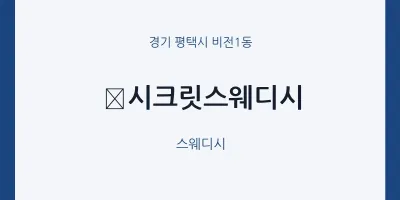 비전1동 출장마사지 홈타이 ﻿시크릿스웨디시 | 마픽