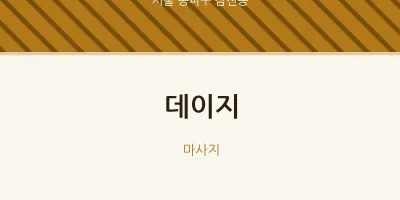 삼전동 출장마사지 홈타이 데이지 | 마픽