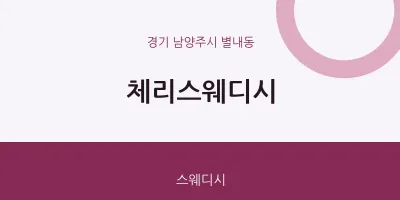별내동 출장마사지 홈타이 체리스웨디시 | 마픽