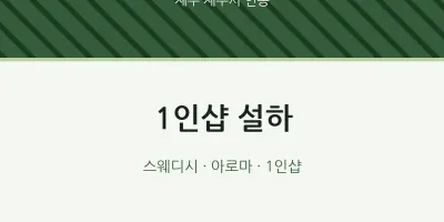 연동 출장마사지 홈타이 1인샵 설하 | 마픽