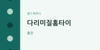 파주시 출장마사지 다리미질홈타이 | 마픽