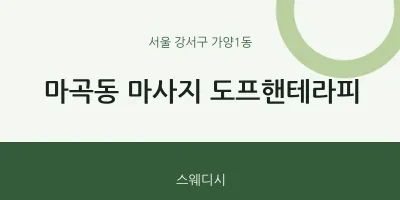 가양1동 출장마사지 홈타이 도프핸테라피 | 마픽