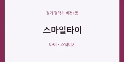 비전1동 출장마사지 홈타이 스마일타이 | 마픽
