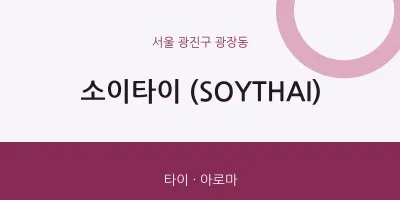 광장동 출장마사지 홈타이 소이타이 (SOYTHAI) | 마픽