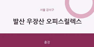 강서구 출장마사지 홈타이 발산 우장산 오피스릴렉스 | 마픽