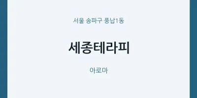 풍납1동 출장마사지 홈타이 세종테라피 | 마픽