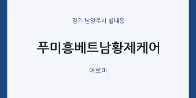 별내동 출장마사지 홈타이 푸미흥베트남황제케어 | 마픽