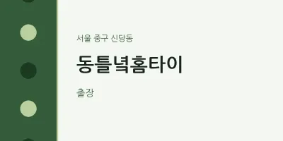 신당동 출장마사지 동틀녘홈타이 | 마픽