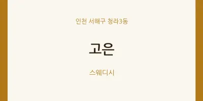 청라3동 출장마사지 홈타이 고은 | 마픽