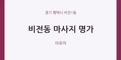 비전1동 출장마사지 홈타이 명가 | 마픽