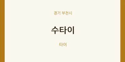 부천시 출장마사지 홈타이 수타이 | 마픽