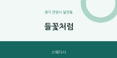 달안동 출장마사지 홈타이 들꽃처럼 | 마픽