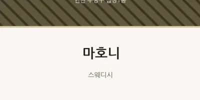 십정1동 출장마사지 홈타이 마호니 | 마픽