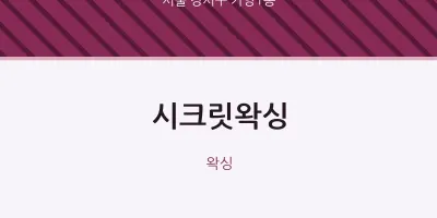 가양1동 출장마사지 홈타이 시크릿왁싱 | 마픽