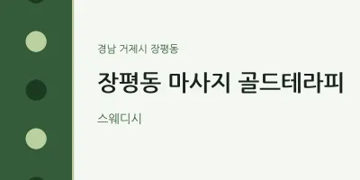 장평동 출장마사지 홈타이 골드테라피 | 마픽