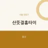 산뜻결홈타이