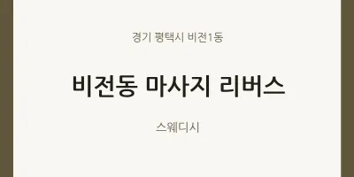 비전1동 출장마사지 홈타이 리버스 | 마픽