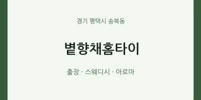 송북동 출장마사지 볕향채홈타이 | 마픽