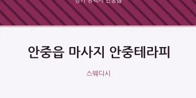 안중읍 출장마사지 홈타이 안중테라피 | 마픽